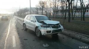 В Минске бесправник на Skoda устроил серьезную аварию
