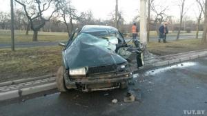 В Минске бесправник на Skoda устроил серьезную аварию
