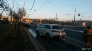 В Минске бесправник на Skoda устроил серьезную аварию
