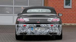 Прототип обновленного кабриолета Mercedes-AMG S63 выехал на дороги