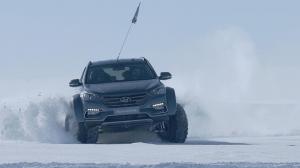 Hyundai Santa Fe стал первой легковушкой, пересекшей Антарктиду