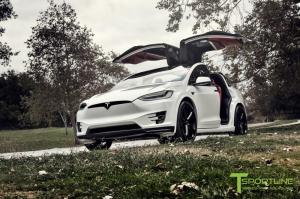Tesla Model X Bentley Red