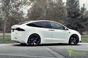 Tesla Model X Bentley Red