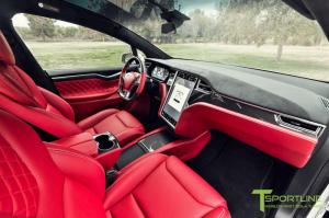 Tesla Model X Bentley Red