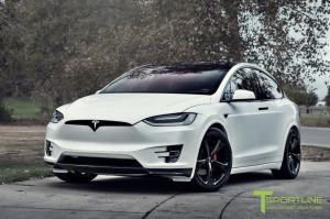 Tesla Model X Bentley Red