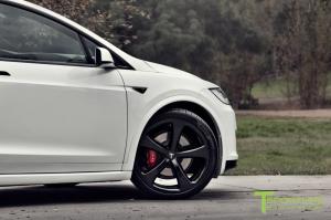 Tesla Model X Bentley Red