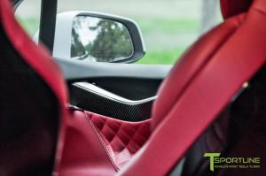 Tesla Model X Bentley Red