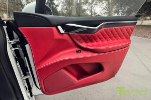 Tesla Model X Bentley Red