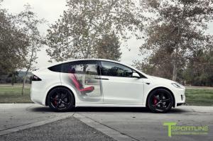 Tesla Model X Bentley Red