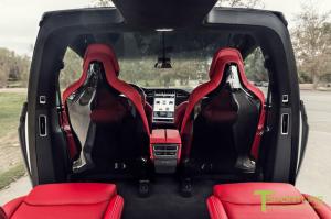 Tesla Model X Bentley Red