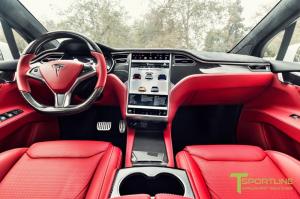 Tesla Model X Bentley Red