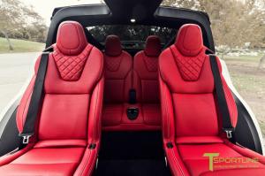 Tesla Model X Bentley Red