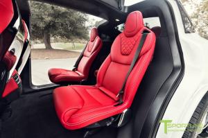Tesla Model X Bentley Red