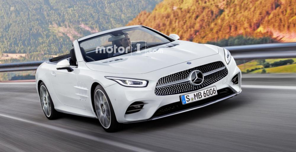 Опубликован рендер следующего поколения Mercedes-Benz SL-Class 
