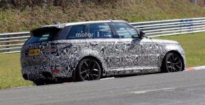 Обновлённый кроссовер Range Rover Sport SVR выехал на тесты