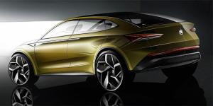 Skoda рассекретила свой первый электрический кроссовер