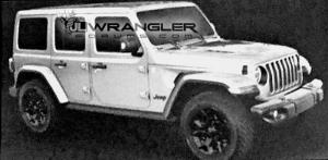 Первые изображения нового Jeep Wrangler попали в СМИ