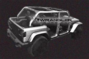 Первые изображения нового Jeep Wrangler попали в СМИ