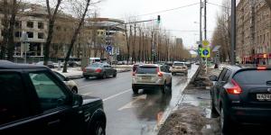 В Москве появился светофор с датчиками движения