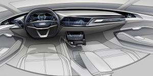 Audi рассекретила дизайн нового концепта E-Tron