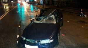 Пьяная компания попала в ДТП в центре Алматы: Авто разорвало, один в тяжелом состоянии