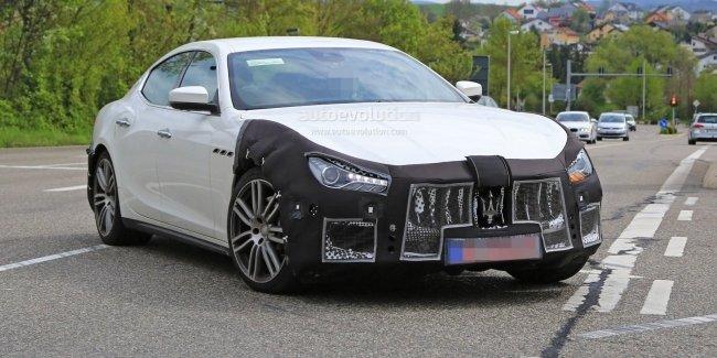 Maserati Ghibli 2018 начинает демонстрировать незначительные изменения