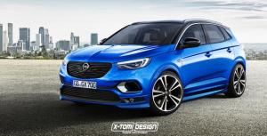 "Заряженный" кроссовер Opel Grandland X OPC дебютировал на независимом рендере
