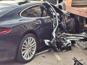 Тест-драйв нового Porsche в Украине обернулся краш-тестом