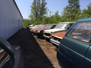 Брошенный автосалон Lada во Франции