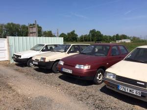 Брошенный автосалон Lada во Франции