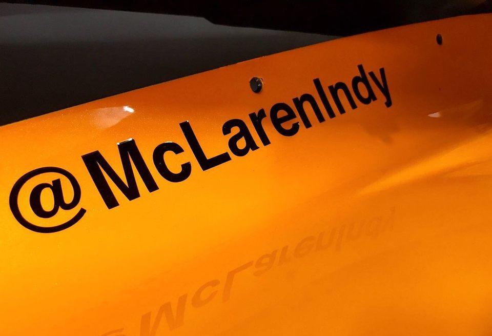 McLaren Honda Andretti показала часть ливреи на "Инди-500"