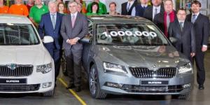 На заводе в Квасинах выпущен миллионный Skoda Superb