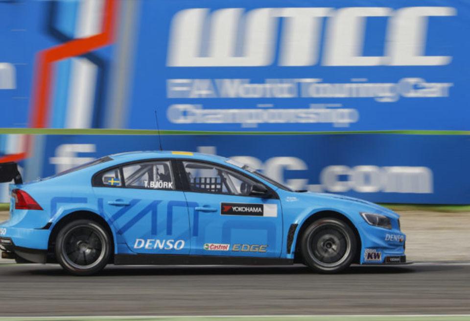 Тед Бьорк взял дебютный поул для Volvo в WTCC