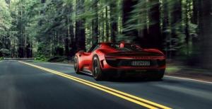 Опубликован рендер рестайлингового Porsche 918 Spyder