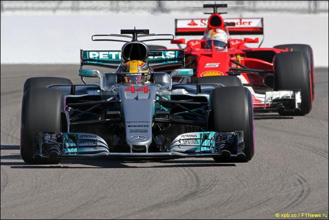Шины – ключевой фактор в борьбе Ferrari и Mercedes