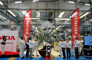 Производство скутеров Honda в Италии превысило 1 миллион ед.
