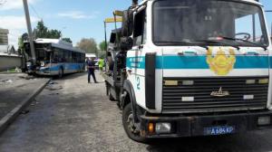 Жуткое ДТП с автобусом и "Гелендвагеном" в Алматы: пострадали 15 человек