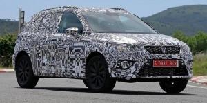Компактный кроссовер Seat Arona впервые заметили на тестах