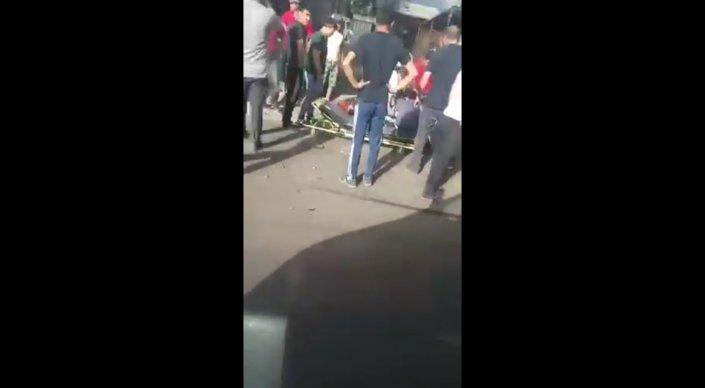 Появилось видео с места жуткого ДТП в Алматинской области
