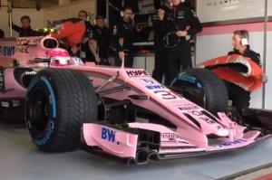 В Force India изменили размер номера на машине