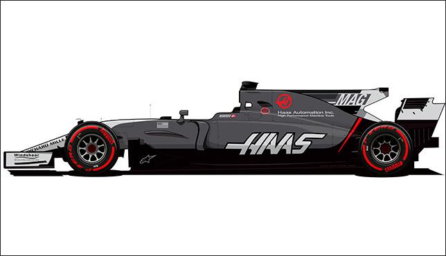 В Haas F1 изменили раскраску машины