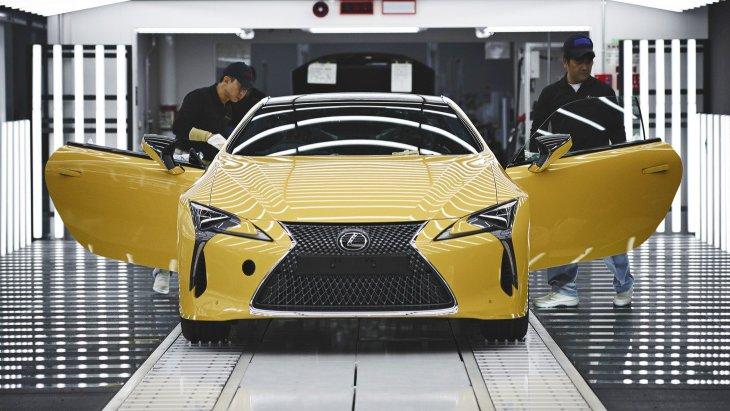 В Японии стартовало производство купе Lexus LC для рынка Европы