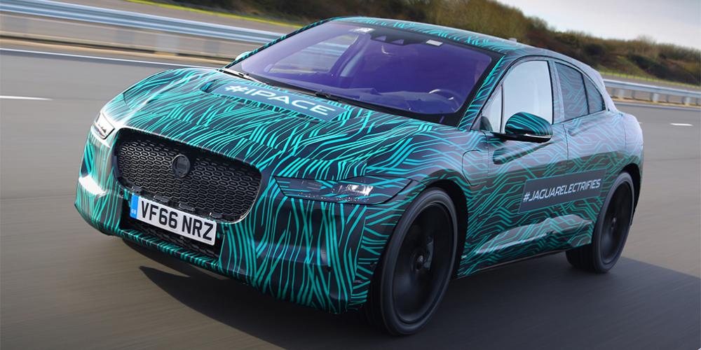 Первый электрический кроссовер Jaguar показали на видео
