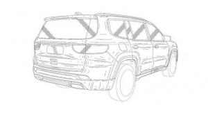 Возрождённый флагман: в сеть «утекли» патентные скетчи нового Jeep Grand Wagoneer