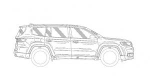Возрождённый флагман: в сеть «утекли» патентные скетчи нового Jeep Grand Wagoneer