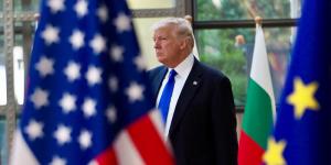 Лимузин Трампа не смог проехать в ворота королевского дворца в Брюсселе