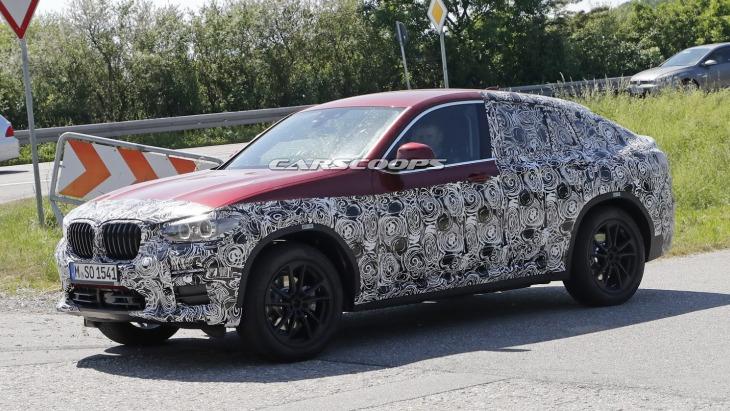 Новый BMW X4 впервые замечен на дорожных тестах