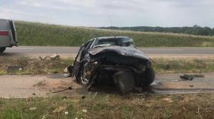 Под Минском Renault вылетел в кювет: водитель погиб, пассажир в больнице

