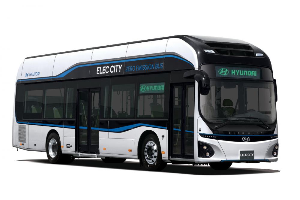 Hyundai представил электрический автобус с запасом хода 290 км