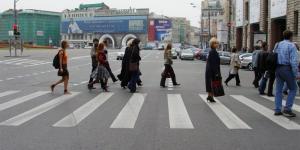 В России пешеходы стали реже попадать в ДТП
